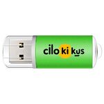 Unità flash USB 2.0 in metallo colorato Stampa su richiesta, memoria: 32 GB (verde)