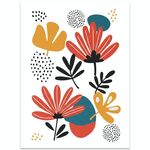 Stampa su tela decorativa EPSON Inkjet 320g senza cornice, su richiesta, dimensioni: 13x18 cm (fiori)