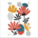 Stampa su tela decorativa EPSON Inkjet 320g senza cornice, su richiesta, dimensioni: 40x40 cm (fiori)