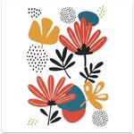Stampa su tela decorativa EPSON Inkjet 320g senza cornice, su richiesta, dimensioni: 80x80 cm (fiori)