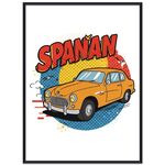 Dipinto decorativo con stampa su telaio PS su richiesta, dimensioni: 15x20 cm (auto)