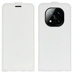 Per Xiaomi Redmi Note 14 Pro+ 5G R64 Texture Custodia per telefono in pelle con flip verticale singolo (bianco)