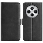 Per Xiaomi Redmi 14C 4G Custodia in pelle con fibbia magnetica orizzontale a doppio lato (nero)