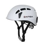 XINDA XDQ9650 Casco di sicurezza per esplorazione di grotte di espansione Speedway all'aperto Attrezzatura da arrampicata (bianco)