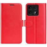 Per Xiaomi 14T Pro R64 Texture Custodia in pelle a flip orizzontale (rosso)