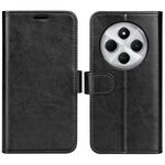 Per Xiaomi Redmi 14C 4G R64 Texture Custodia in pelle con flip orizzontale (nero)