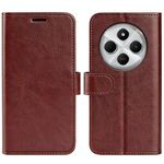 Per Xiaomi Redmi 14C 4G R64 Texture Custodia in pelle con flip orizzontale (marrone)