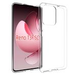 Per OPPO Reno13 F 5G Custodia per telefono in TPU con texture impermeabile (trasparente)