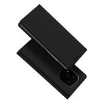 Per Redmi Note 14 Pro+ 5G DUX DUCIS Skin Pro Series Custodia in pelle Flip per telefono (nero)