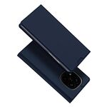 Per Redmi Note 14 Pro+ 5G DUX DUCIS Skin Pro Series Custodia in pelle Flip per telefono (blu)