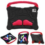 Per iPad Air 2022/2020 10.9 Custodia per tablet antiurto in EVA con supporto Boxing Series con tracolla (nero rosso)