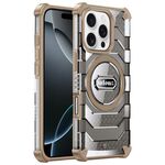 Per iPhone 16 Pro Max wlons Explorer Series PC Hybrid TPU MagSafe Custodia magnetica (giallo)