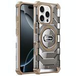 Per iPhone 16 Pro wlons Explorer Series PC Hybrid TPU MagSafe Custodia magnetica (giallo)