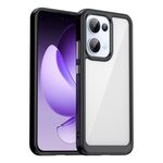 Per OPPO Reno13 Global Colorful Series Custodia per telefono in TPU acrilico ibrido (nero)