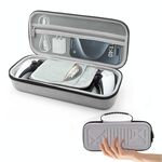 Per PlayStation Portal Game Console EVA Storage Bag Borsa portatile (grigio chiaro)