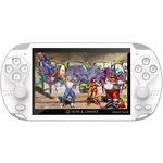 Console di gioco portatile A3 da 4,3 pollici con telecamera, supporta doppie maniglie/uscita TV/10 simulatori integrati 8G (bianco)