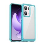 Per OPPO Reno13 Pro Global Colorful Series Custodia per telefono in TPU acrilico ibrido (blu trasparente)