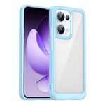 Per OPPO Reno13 Global Colorful Series Custodia per telefono in TPU acrilico ibrido (blu)