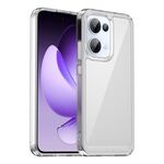 Custodia per telefono in TPU ibrida acrilica serie colorata globale per OPPO Reno13 (trasparente)