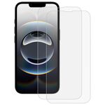 Per iPhone 16e 2 pezzi NKAY 0,26 mm 9H 2,5D pellicola in vetro temperato in alluminio-silicio ad alta resistenza