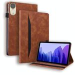 Custodia per tablet in pelle antiurto con giunzione per Honor Pad V9 (marrone)