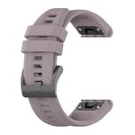 Per Garmin Instinct 2 cinturino in silicone tinta unita solare (Roland viola)