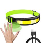 Lampada frontale da campeggio portatile da esterno a luce forte ricaricabile, modello: induzione COB