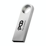 POD Metal USB 2.0 Flash Drive Stampa su richiesta, Memoria: 256 GB (Argento)