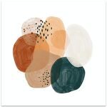 Stampa su tela decorativa EPSON Inkjet 320g senza cornice ad acquerello, su richiesta, dimensioni: 20x20 cm
