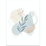 Stampa decorativa su tela con stampa a getto d'inchiostro EPSON 320g senza cornice, foglie fresche, su richiesta, dimensioni: 15x20 cm