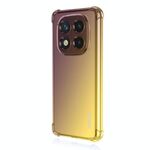 Per Redmi Note 14 Pro+ 5G ENKAY Hat-Prince Gradient Airbag TPU Custodia per telefono (oro viola)