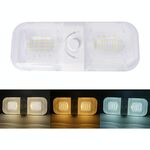 Luce per camper 12-24 V 120 LED Pulsante rotante a 3 temperature di colore Luce da tetto dimmerabile FC01