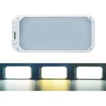 Luce per camper da 12-30 V, 198 LED, luce da tetto dimmerabile a 3 temperature di colore, colore: luce bianca gialla