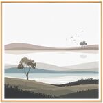 Dipinto decorativo con cornice in lega di alluminio, stampa su richiesta, dimensioni: 40x40 cm