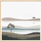 Dipinto decorativo con cornice in lega di alluminio, stampa su richiesta, dimensioni: 50x50 cm