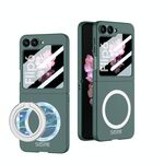 Per Samsung Galaxy Z Flip6 GKK Custodia per telefono ultrasottile MagSafe a copertura totale (verde)