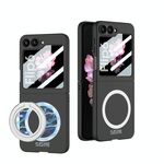 Per Samsung Galaxy Z Flip6 GKK Custodia per telefono ultrasottile MagSafe a copertura totale (nero)