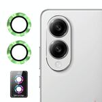 Per Samsung Galaxy S25 Edge ENKAY Hat-Prince 9H Pellicola in vetro temperato per obiettivo posteriore in lega di alluminio (verde limone)