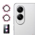 Per Samsung Galaxy S25 Edge ENKAY Hat-Prince 9H Obiettivo della fotocamera posteriore Pellicola in vetro temperato in lega di alluminio (rosa)