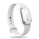 Orologio repellente per zanzare ad ultrasuoni Braccialetto repellente per zanzare all'aperto (bianco)