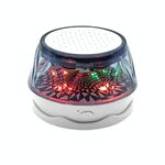 Mini altoparlante Bluetooth portatile wireless magnetico RGB con luce d'atmosfera (bianco)