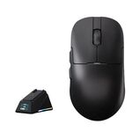 Mouse da gioco Ajazz AJ159 APEX PAW3395 wireless Tri-Mode leggero con dock di ricarica (nero)