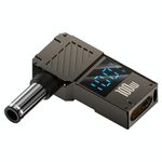 Adattatore per display digitale di ricarica per computer da 100 W, specifiche: tipo C a DC 6,0 x 0,6 mm
