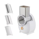 CY-661 3 in 1 Tagliaverdure elettrico multifunzione a rullo da cucina, specifiche: spina UE bianca