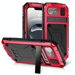 Per iPhone 16e R-JUST Life Custodia impermeabile antipolvere antiurto per telefono (rosso)