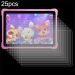 Per CWOWDEFU Kids Tablet 10.1 25 pezzi 9H 0.3mm Pellicola in vetro temperato antideflagrante