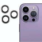 Per iPhone 16 Pro / 16 Pro Max Copertura della fotocamera posteriore Pellicola per obiettivo in vetro temperato 9H (titanio)
