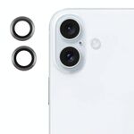 Per iPhone 16/16 Plus Cover per fotocamera posteriore Pellicola per obiettivo in vetro temperato 9H (titanio)