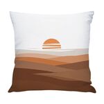 Federa per cuscino da divano stampata tramonto senza stampa centrale su richiesta, dimensioni: 35x35 cm (raso lucido)