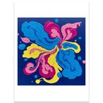 Stampa su tela decorativa a getto d'inchiostro EPSON 320g senza cornice, farfalla, su richiesta, dimensioni: 15x20 cm